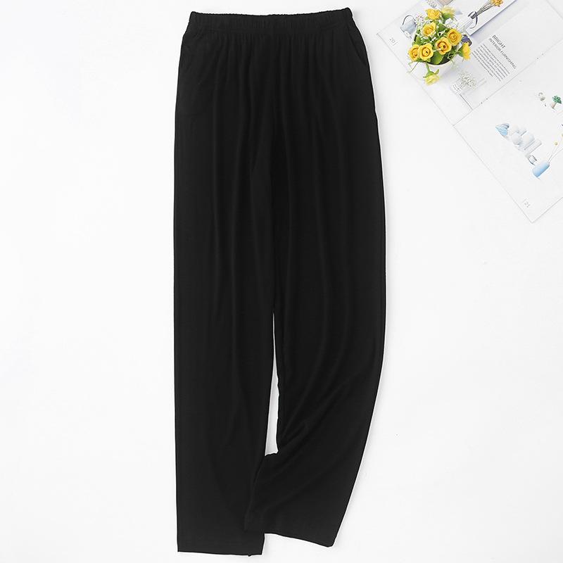 2021 Новые мужские и женские модальные пижамы для сна, летние повседневные брюки, брюки, мягкие высокие гибкие прямые брюки, домашняя одежда, пижамные брюки для сна