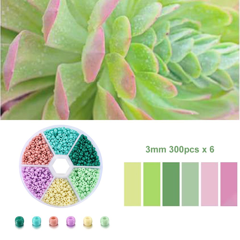 1Set with Box Glass Seed Beads Czech Charm Crystal Spacer Glass Bead For Jewelry Making Kits DIY Handmade Supplies Accessories Set