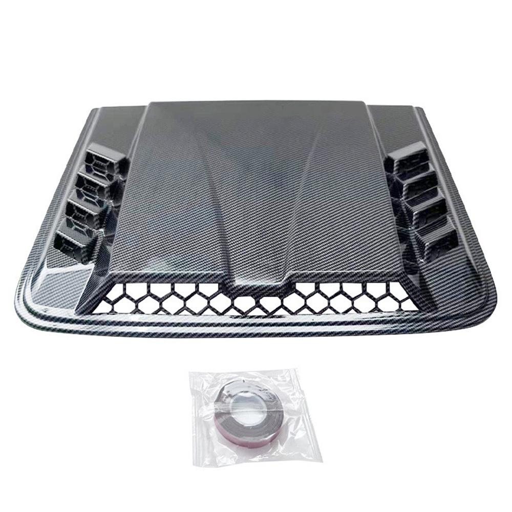 1x Универсальный автомобильный воздухозаборник на капот, накладки, декоративные наклейки