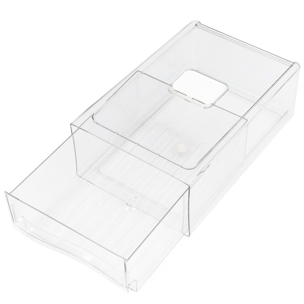 PET Pantry Organizer Bin S/L Produce Storage Container Refrigerator Storage Bin Pantry Use