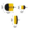 3pcs Drill Brush Set Power Scrubber Wash Cleaning Brushes Tool Kit Clean All Purpose Drill Brush For Grout Floor Tub Shower