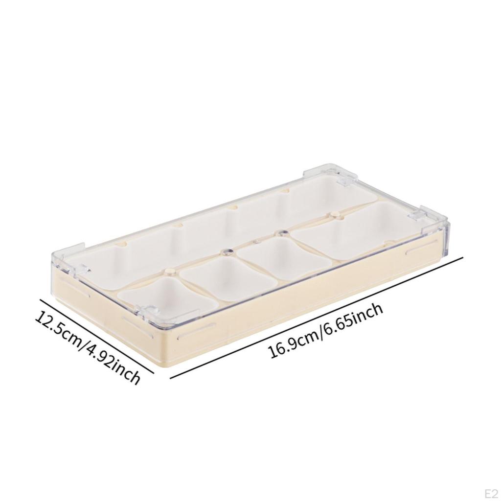 Watch Movement Parts Organizer Box with Protective Cover for Repair Tools
