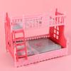 Small Furniture Doll Bed Princess Bedroom Decoration Dollhouse Furniture Doll Accessery