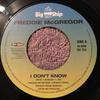7inch Record FREDDIE MCGREGOR - I Don't Know BS703 Big Ship 1999 UK Reggae, Ska & Dub Used