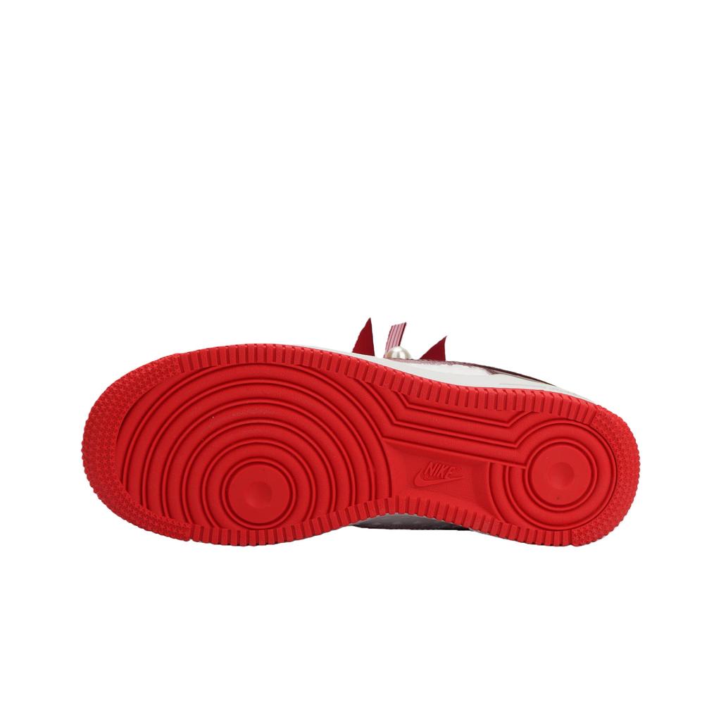 Nike Air Force 1 Skateboard Shoes Unisex Low Top Red/White HV5165-121(Team1335-)
