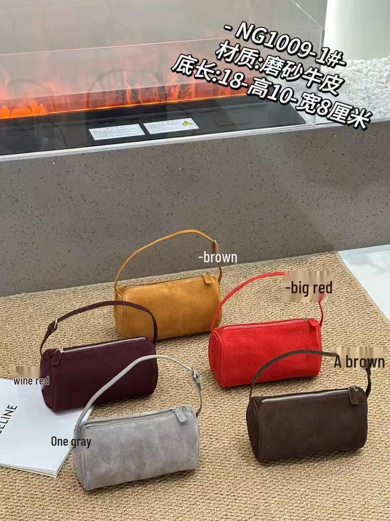 Женская сумка-подмышка из матовой коровьей кожи, натуральная кожа - Осень/Зима, универсальная сумка