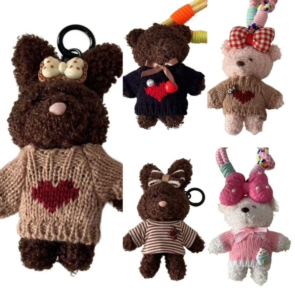 Милый мультяшный кролик кулон мягкий чучела животных брелок для женщин леди девушка