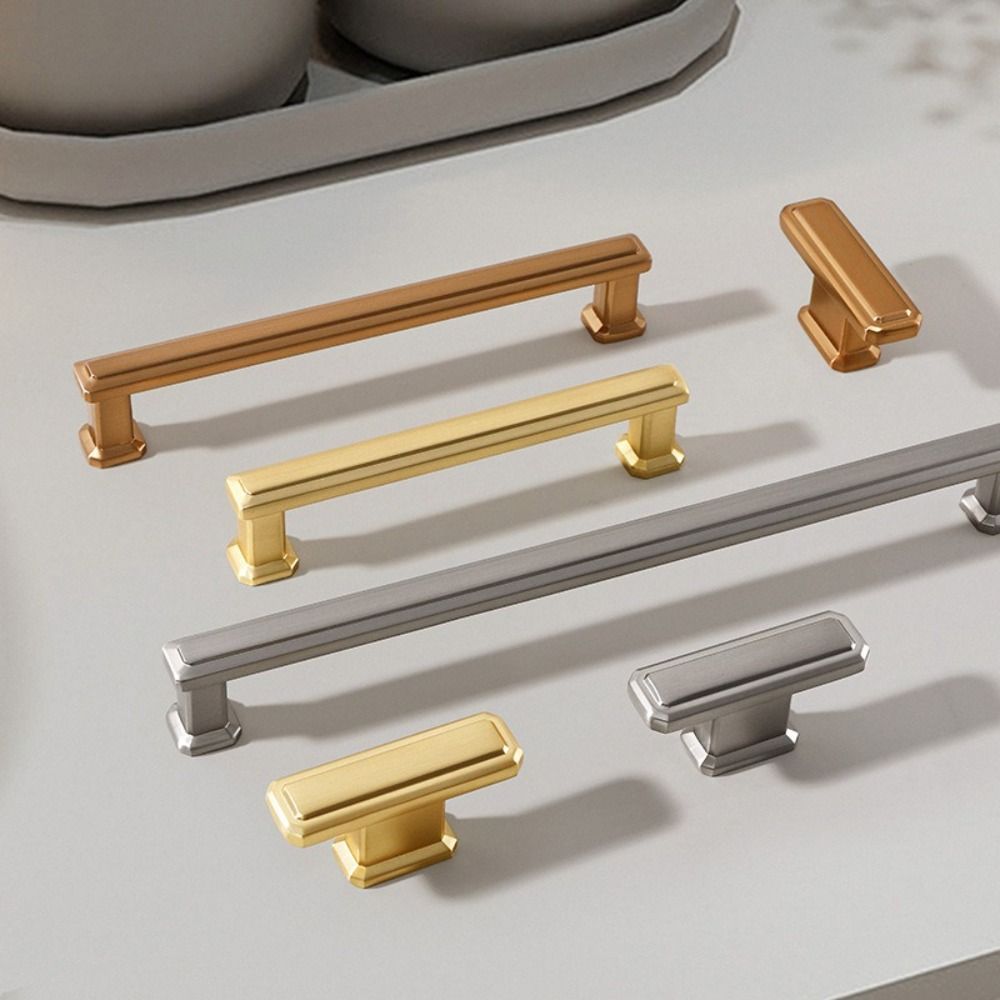 Zinc Alloy Cabinet Handles Nordic Style Drawer Knobs Fashion Style Closet Handle Wine Cabinets