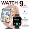 SACCOSDING AMOLED умные часы для мужчин и женщин 2,05-дюймовый HD экран Watch9 NFC GPS траектория артериального давления BT вызов мужские часы для мониторинга здоровья