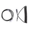 USB To Type C Keyboard Cable Maximum 9.8ft 4Pin Aviation Connector Self Locking Coiled Keyboard