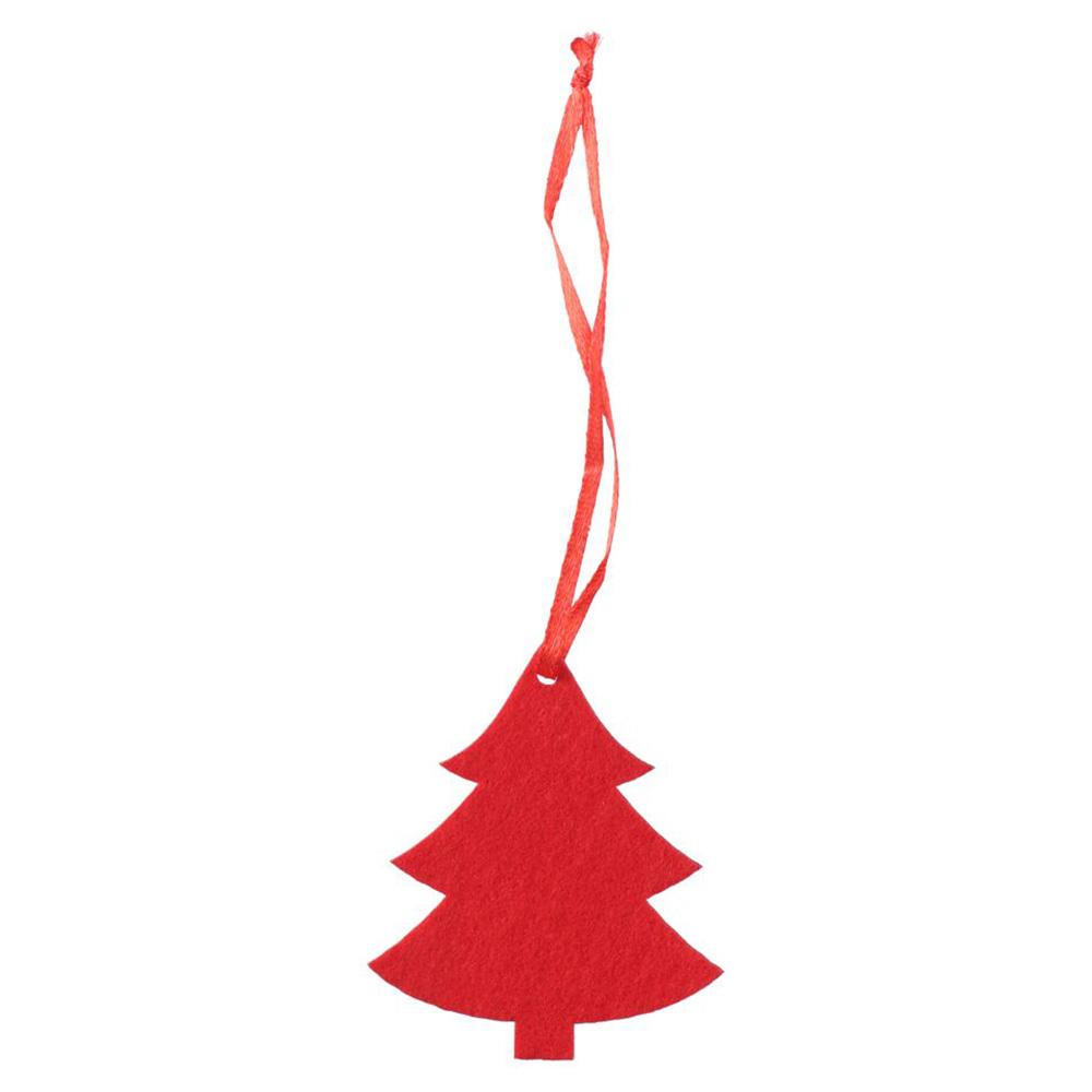 40 шт., 4 формы, подвеска в виде рождественской елки, легко повесить фетровые рождественские подвески, Рождество