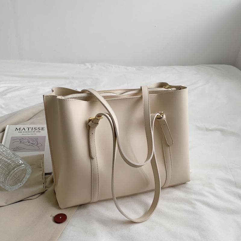 Повседневная женская сумка-тоут из текстурированной кожи, большая вместимость, одно плечо, подмышечные сумки, новые модные сумки-ведра, тренд