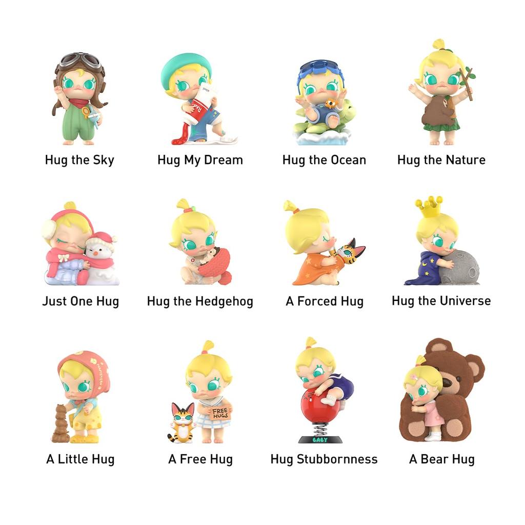 POP MART Baby Molly My Huggable Discovery Series Pop Mart Гашапон Фигурка Сюрприз Пластиковая Модель Премиальная Игрушка ПВХ Мягкий Винил Оригинальный Персонаж