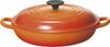 Cast Iron Enamel Buffet Casserole, 26 Cm, Orange, Gas, Induction, and Oven Compatible [Official Japanese Product]