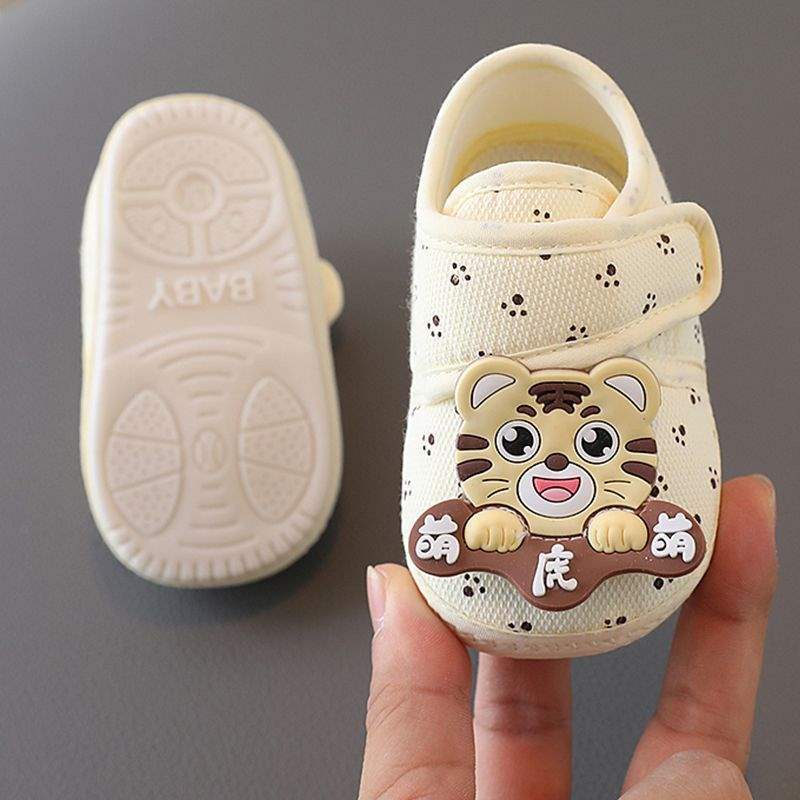 Весенне-осенние детские туфли для мальчиков и девочек 0-1 год, обувь для малышей 3-6-12 месяцев, детская обувь с застежкой-липучкой