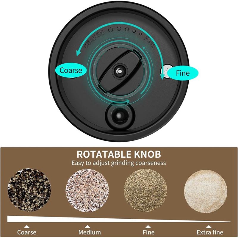 1 Набор Электрическая мельница для соли и перца Автоматическая индукционная мельница + USB перезаряжаемая