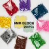 200 шт. 6*6 мм Микро Алмазные Строительные Блоки 3D Пиксельные Блоки Головоломка DIY Головоломка Детская Игрушка Обучающая Для Детей Подарки