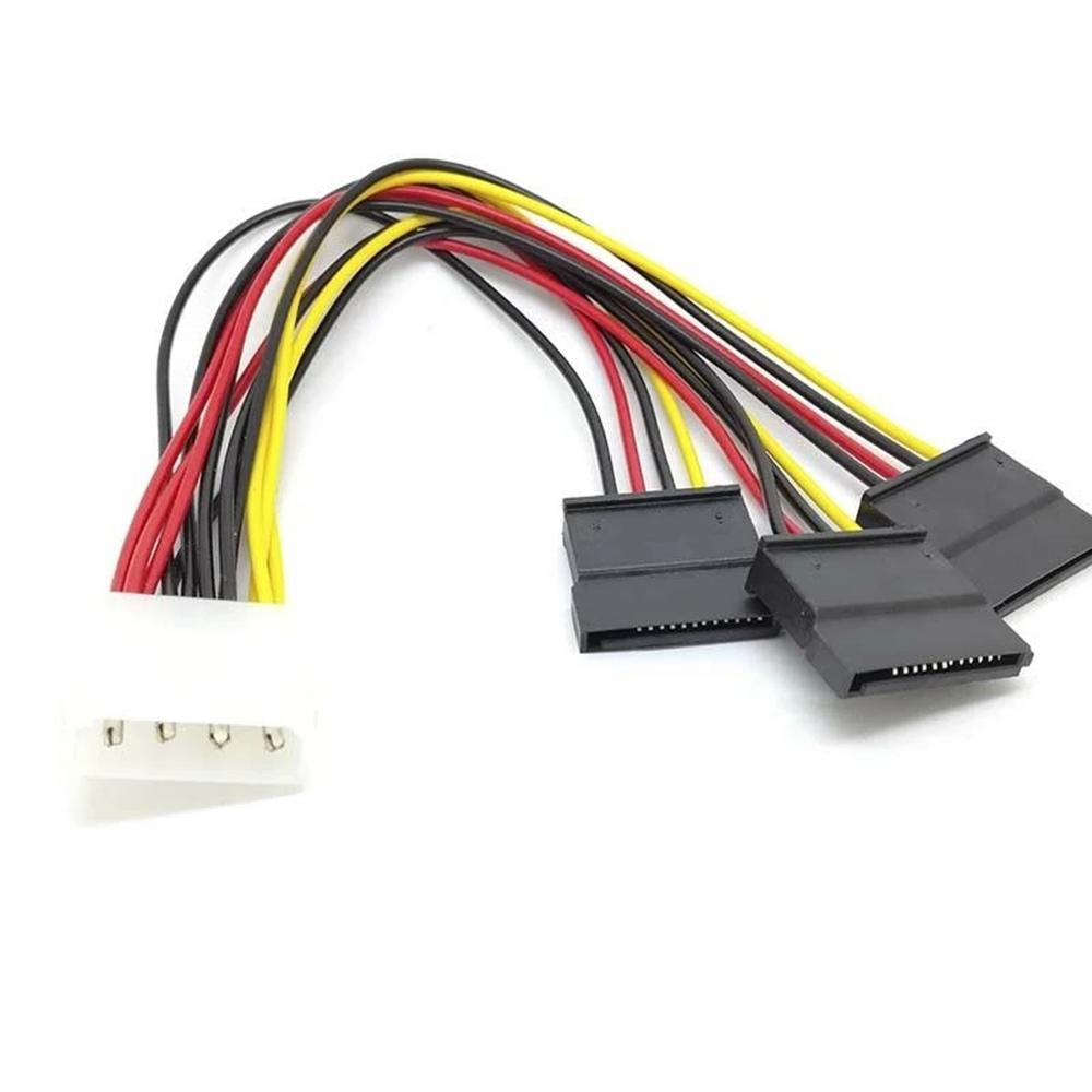 Connectors SATA ATA 4 Pin IDE Molex Extension Adapter Cable Adapter Extension Cable Power Splitter