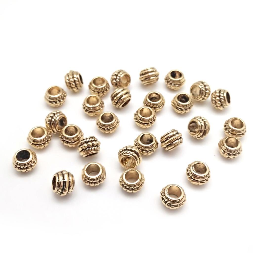 30Pcs Metal Charm Beads Pendant Jewelry Accessories for DIY Bracelet Necklace