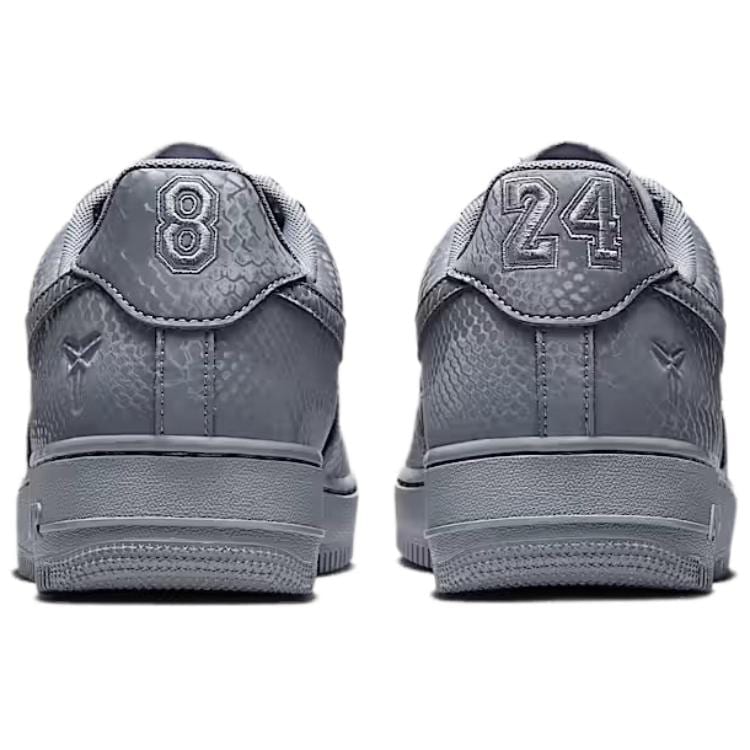 Nike X Kobe Bryant Air Force 1 Низкие Кеды для Скейтбординга Мужские Серые IB0018-004