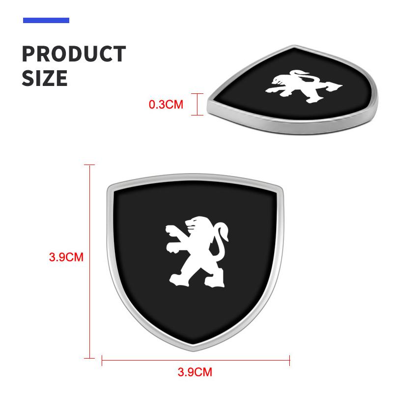 Новый 3D Алюминиевый Значок Декор Автомобиля Наклейки на Кузов Для Peugeot 308 408 508 RCZ 208 3008 2008 206 207 307 Автоаксессуары