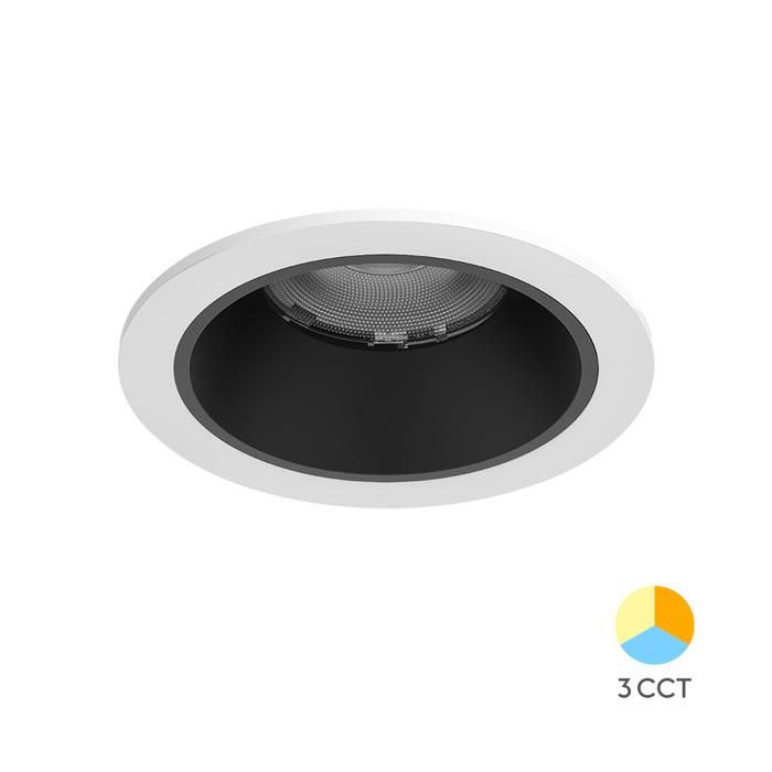 Spot LED Encastrable Braytron Blanc 20W 3en1 IP20