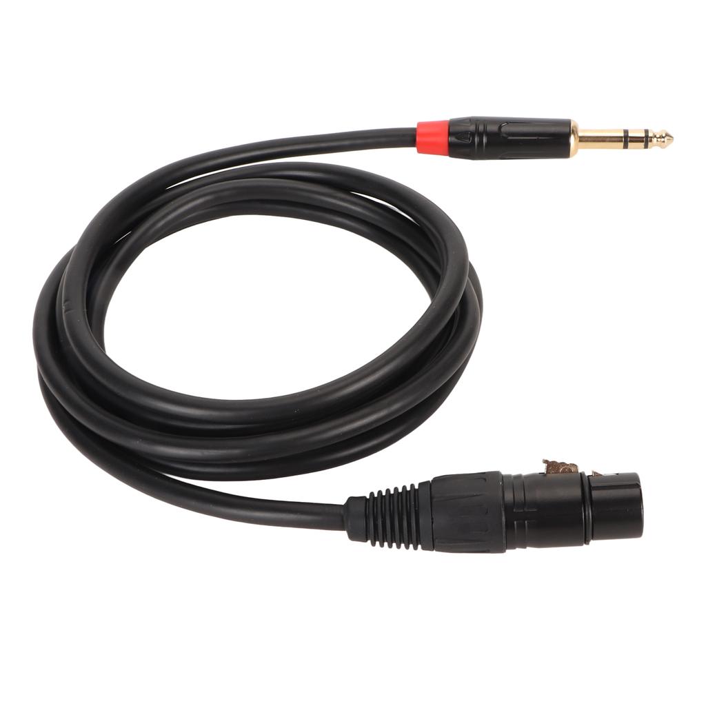 Микрофонный кабель длиной 2 м, XLR Female на 14-дюймовый сбалансированный сигнальный соединительный кабель TRS