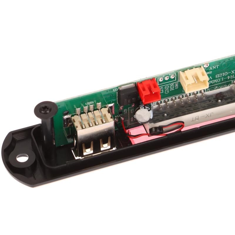 1 Комплект 12 В Беспроводной Bluetooth 5.0 120 Вт Усилитель MP3-плеер Плата декодера Автомобильная аудиосистема USB TF FM Радио Запись Звонок Для динамика