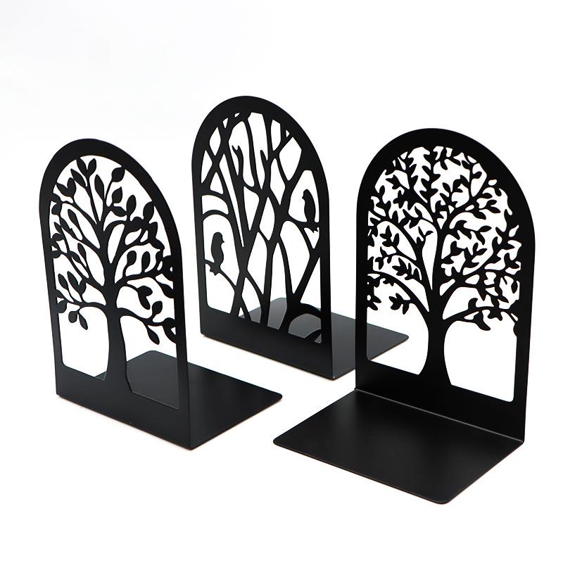 Tree of Life Metal Bookends – Creative Bookshelf & Desk Decor