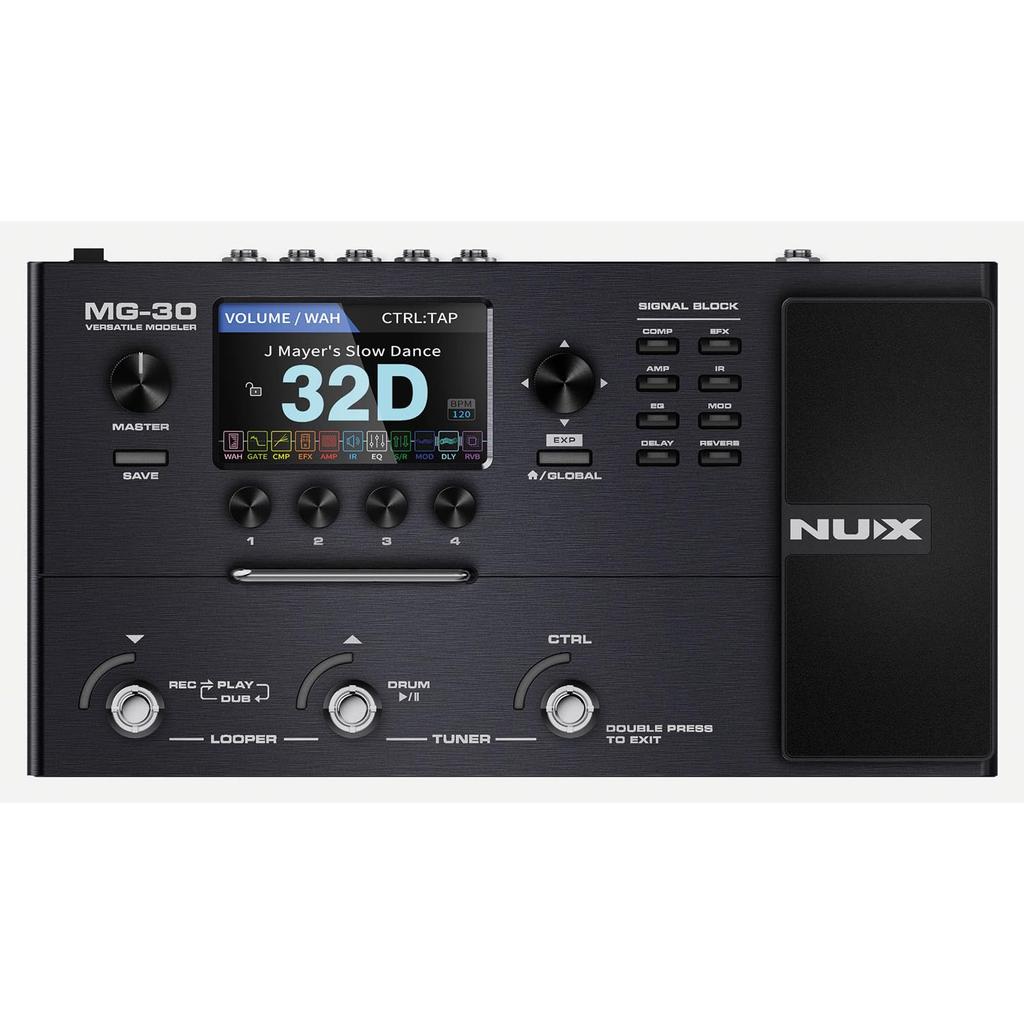 Versatile Modeler NUX Multi Effector MG30 Black NUX/MG-30