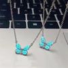 Sweet Butterfly Necklace Luminous Women Jewelry Cute Butterfly Bracelet  Collar Chain