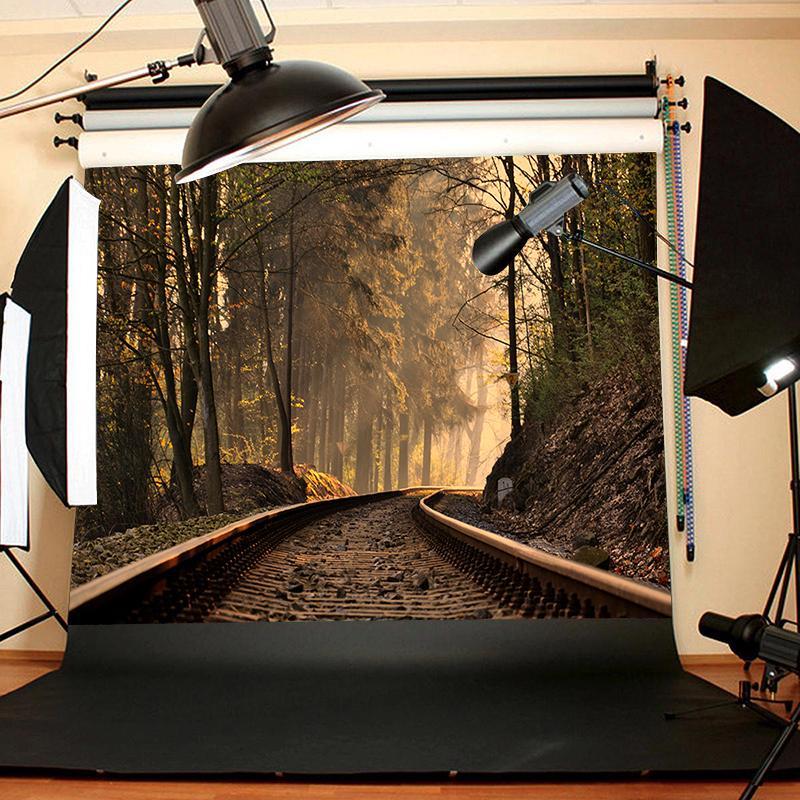 Railway Landscape Backdrop for Studio,Live Streaming,Parties Decor,Bedroom,Office,Background Tapestry