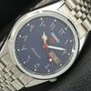 ЯПОНСКИЕ ВИНТАЖНЫЕ ОТРЕМОНТИРОВАННЫЕ АВТОМАТИЧЕСКИЕ МУЖСКИЕ ЧАСЫ SEIKO 5 7009A С СИННИМ ЦИФЕРБЛАТОМ a446002-1