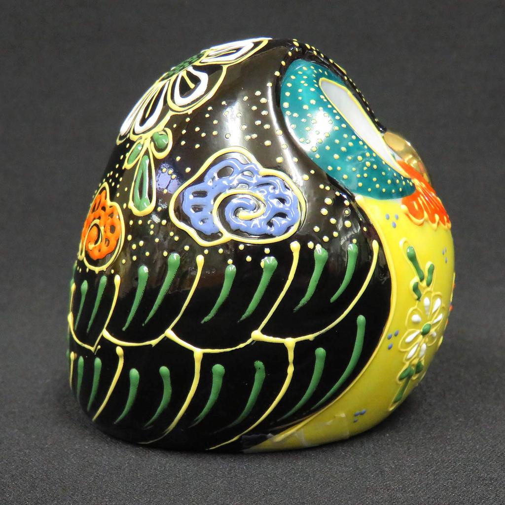 Сова Удача Украшение Кутани Урожай Шар Сова Керамика Куромори Подарок Подарок Шестидесятилетие Празднование