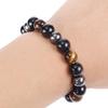 Cross-border Tiger Eye & Hematite Obsidian Beaded Men's Fashion Bracelet