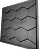 3D Wall Panel Mold for Gypsum, Plaster or Concrete Tile for Decorative Wall Panels 'Roof'