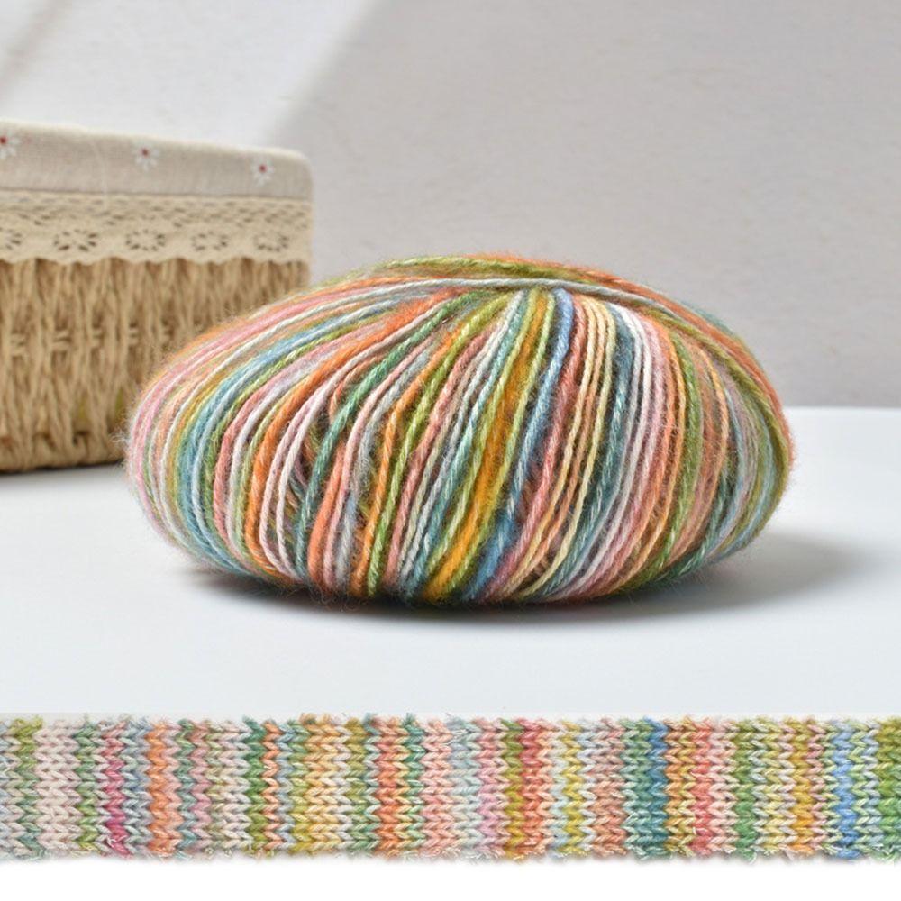 Крючок Линия Моток Пряжи Мягкая Хлопковая Пряжа Зимняя Градиентная Пряжа-Кейк для Одежды
