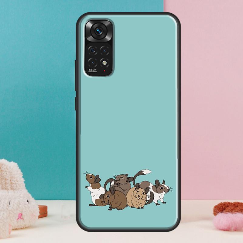 Mouse Rat Case For Xiaomi Redmi Note 13 12 Pro 14 11 9 10 9S 10S 11S 12S Redmi 14C 13C 10C 12C Cover