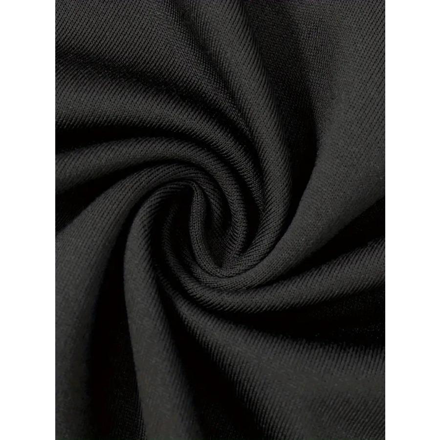 USA Print Short Sleeve T-Shirt For Male, Comfy Elastic Crew Neck Top, Men's Clothing For Summer Daily Wear & Workout