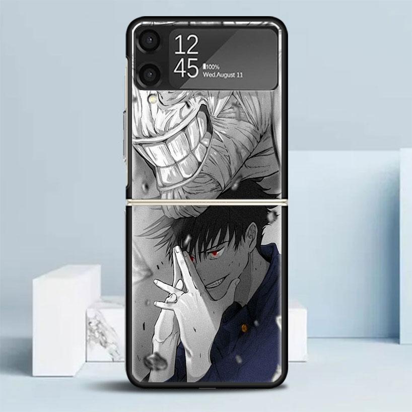 Kaisen J-Jujutsu Фушигуро Мегуми Чехол для телефона Samsung Galaxy Z Flip7 Flip6 5G Flip5 Flip4 Flip3 ZFlip 7 6 3 4 5 Ударопрочный Ba