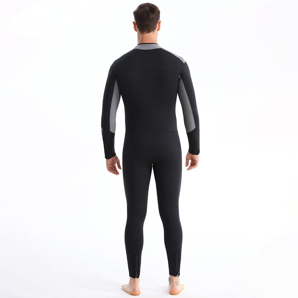 Новый цельный неопреновый гидрокостюм 1,5 мм, зимний мужской гидрокостюм с длинными рукавами, предотвращающий появление медуз, костюм для подводного плавания