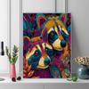 Two raccoons Pattern  3pcs 100% Round Full Drill 5D DIY Diamond Painting Embroidery Cross Stitch Rhinestone Décor