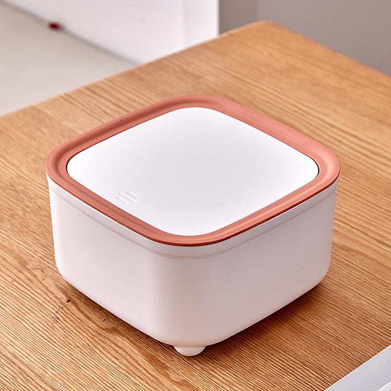 Практичный мусорный бак, симпатичный мусорный контейнер, симпатичный столик для хранения, маленький крошечный мусорный контейнер