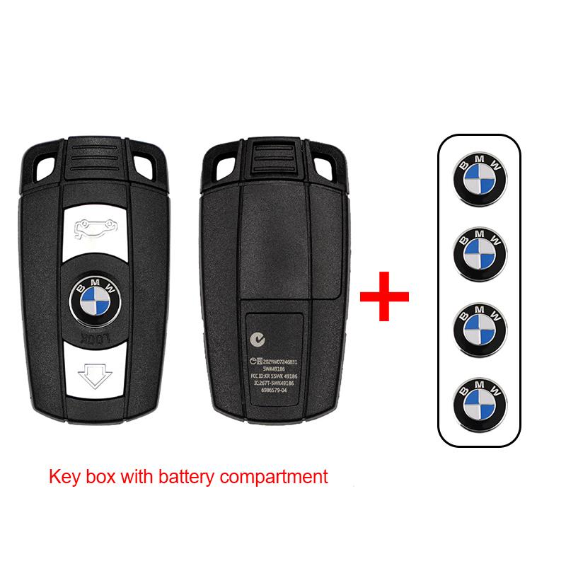 DKHN5 3 Buttons Replacement Remote Car Key Shell Case Cover Fob For BMW E61 E90 E60 E91 E92 E93 E87 Series 3 5 X3 X5 Smart Key Housing