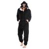 Keanu Mens Gorilla Head Fleece Jumpsuit