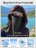Women's Full Face Anti-UV Sunscreen Mask with Neck Protection - 2025 Summer Cycling Facekini