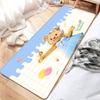 Cute B-butter Bear Floor Mat Non-Slip Laundry Room Mat Laundry Decor Balcony Child Living Room Bedside Mats