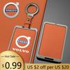 Hub Caps Car Smart NFC Card Key Case Cover Key Bag Shell Holder Protector Fob For Volvo EM90 EX30 2024 Polestar Auto Interior Ac