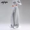 MJ STYLE Women's Casual High-Waisted Wide-Leg Sweatpants