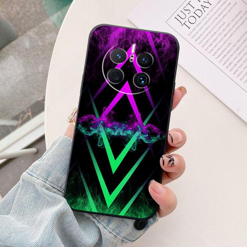 For Huawei Mate50pro 4G Case Colorful Painted Soft Silicone Back Cover For Huawei Mate 50 Mate50 Pro 50pro Shockproof Bumper